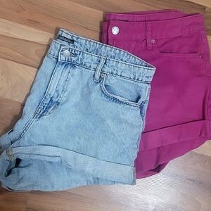 Wild Fable Highest Rise Mom Jean Shorts 16W- 16WR